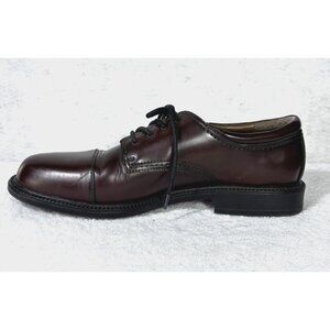 Dockers Men's 13 M Brown Tan Leather Derby Dress Shoes Lace Up Casual Business